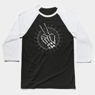 skeleton hand Baseball T-Shirt